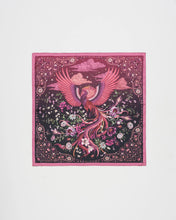 Load image into Gallery viewer, Fable - Eve Narrative Square Scarf in Burgundy
