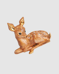 Fable - Resting Fawn Brooch