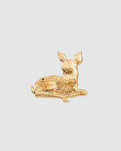 Load image into Gallery viewer, Fable - Resting Fawn Brooch
