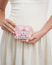 Load image into Gallery viewer, Fable - Floral Heart Purse in Pink
