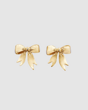 Load image into Gallery viewer, Fable - Forget Me Not Bow Stud Earrings
