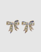 Load image into Gallery viewer, Fable - Forget Me Not Bow Stud Earrings
