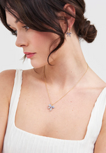 Load image into Gallery viewer, Fable - Gold Forget Me Not Bow Necklace
