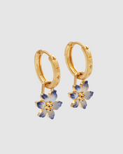 Load image into Gallery viewer, Fable - Gold Nightshade Huggie Earrings
