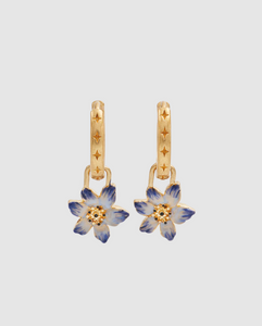 Fable - Gold Nightshade Huggie Earrings