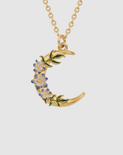 Load image into Gallery viewer, Fable - Gold Nightshade Moon Necklace

