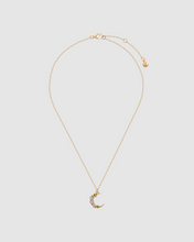 Load image into Gallery viewer, Fable - Gold Nightshade Moon Necklace
