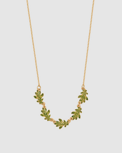 Fable - Gold Oak Leaf Choker
