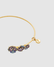 Load image into Gallery viewer, Fable - Gold Pansy Bangle
