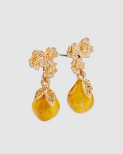 Load image into Gallery viewer, Fable - Golden Pear Drop Earrings
