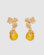Load image into Gallery viewer, Fable - Golden Pear Drop Earrings
