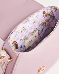 Fable - Meadow Creatures Saddle Bag - Lilac