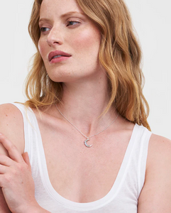 Fable - Silver Nightshade Moon Necklace