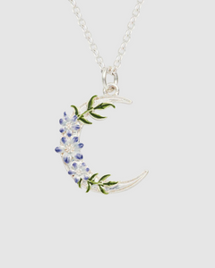 Fable - Silver Nightshade Moon Necklace