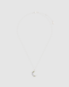Fable - Silver Nightshade Moon Necklace