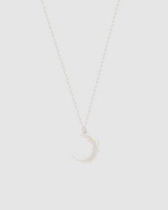 Fable - Silver Nightshade Moon Necklace