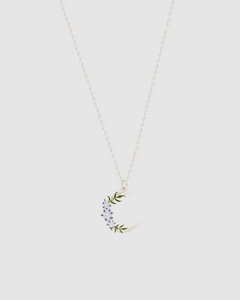 Fable - Silver Nightshade Moon Necklace