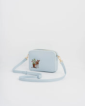 Load image into Gallery viewer, Fable - Strawberry &amp; Fawn Embroidered Camera Bag in Blue
