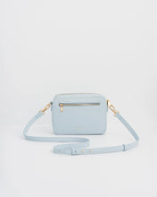 Load image into Gallery viewer, Fable - Strawberry &amp; Fawn Embroidered Camera Bag in Blue
