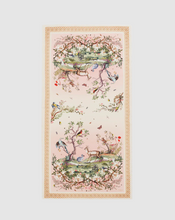 Load image into Gallery viewer, Fable - Woodland Scene Scarf in Pink
