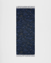 Load image into Gallery viewer, Fable - Zodiac Long Fringed Scarf in Navy

