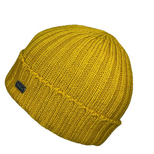 Kusan - PK2226 Turn Up Rib Beanie - Yellow