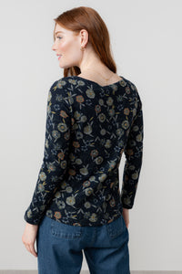 Lily & Me - Angela Top Budling in Navy