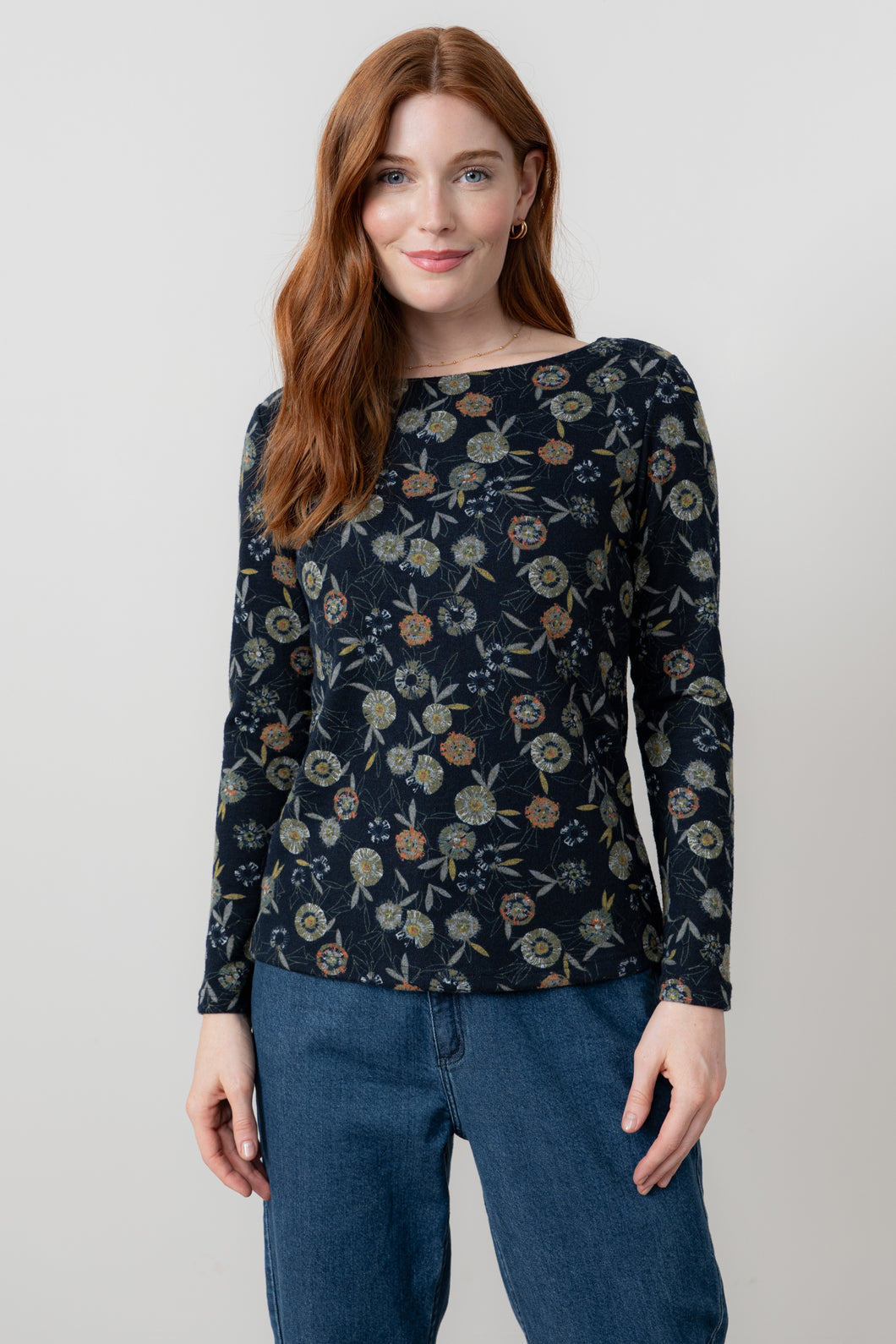 Lily & Me - Angela Top Budling in Navy