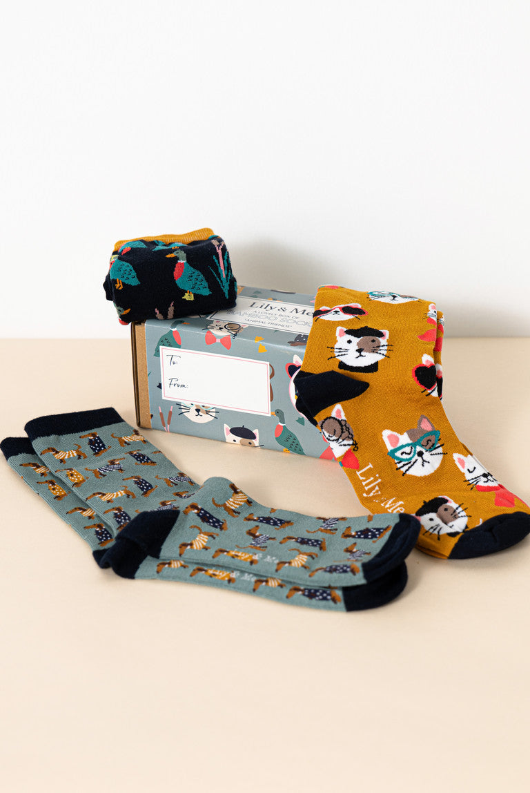 Lily & Me - Animal Friends Sock Giftbox