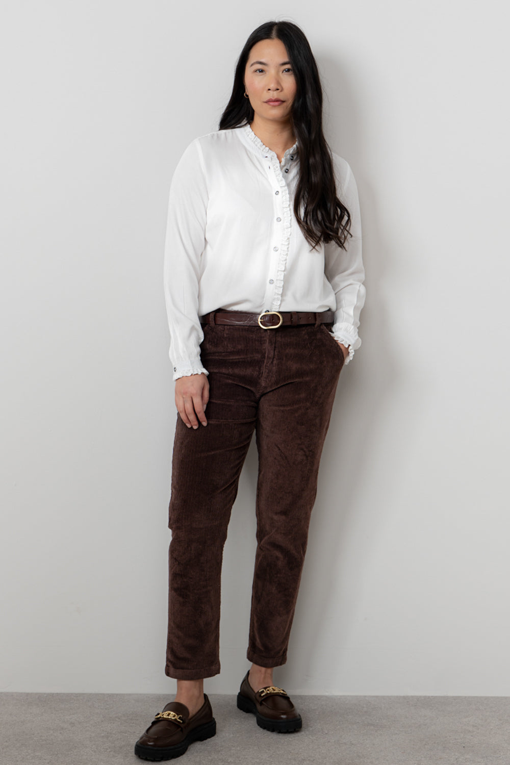 Lily & Me - Brookend Trousers in Chocolate