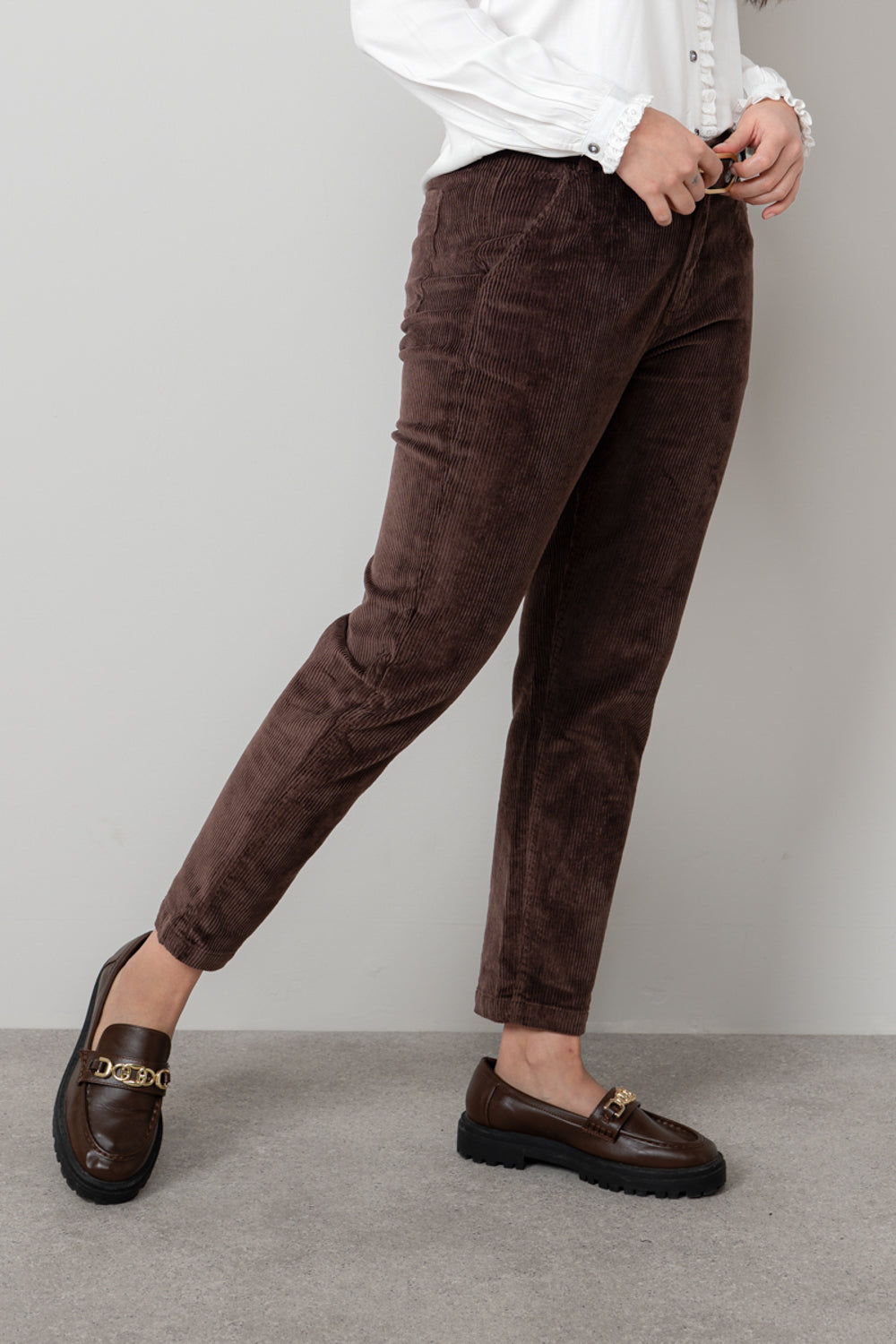 Lily & Me - Brookend Trousers in Chocolate