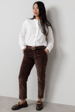 Load image into Gallery viewer, Lily &amp; Me - Brookend Trousers in Chocolate
