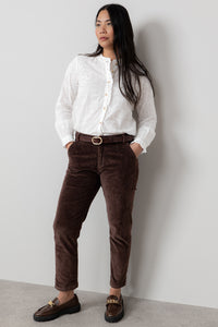 Lily & Me - Brookend Trousers in Chocolate