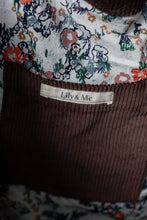 Load image into Gallery viewer, Lily &amp; Me - Cord Shopper Bag in Chocolate
