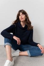Load image into Gallery viewer, Lily &amp; Me - Cosy Day Jumper in Navy
