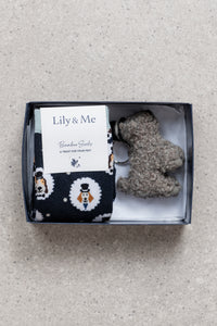 Lily & Me - Dapper Gents Socks & Keyring Gift Box