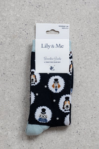 Lily & Me - Dapper Gents Socks & Keyring Gift Box