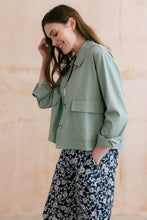 Load image into Gallery viewer, Lily &amp; Me - Effie Twill Jacket in Silver Sage
