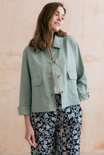 Load image into Gallery viewer, Lily &amp; Me - Effie Twill Jacket in Silver Sage
