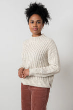 Load image into Gallery viewer, Lily &amp; Me - Elspeth Jumper Fleck Knit in Ecru
