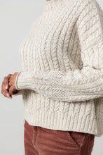 Load image into Gallery viewer, Lily &amp; Me - Elspeth Jumper Fleck Knit in Ecru
