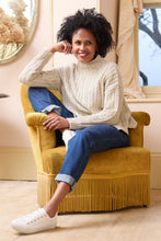 Load image into Gallery viewer, Lily &amp; Me - Elspeth Jumper Fleck Knit in Ecru
