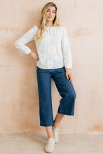 Load image into Gallery viewer, Lily &amp; Me - Emily Embroidered Cotton Blouse in White
