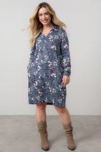 Load image into Gallery viewer, Lily &amp; Me - Emma Dress Shibori Print in Navy
