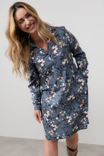Load image into Gallery viewer, Lily &amp; Me - Emma Dress Shibori Print in Navy
