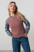 Load image into Gallery viewer, Lily &amp; Me - Eva Tank Fleck Knit in Antique Rose
