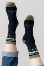 Load image into Gallery viewer, Lily &amp; Me - Fair Isle Sock Navy
