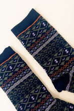 Load image into Gallery viewer, Lily &amp; Me - Fairisle Bamboo Socks - Navy
