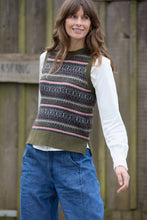 Load image into Gallery viewer, Lily &amp; Me - Fairisle Jazz Tank - Olive
