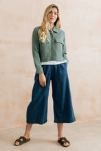 Load image into Gallery viewer, Lily &amp; Me - Grasslands Linen Jacket in Laurel
